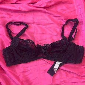 Agent Provocateur Black Lace Bra 34A